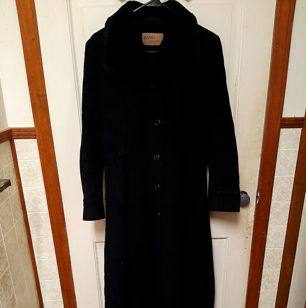 Damo Donna Wool And Cashmere Coat